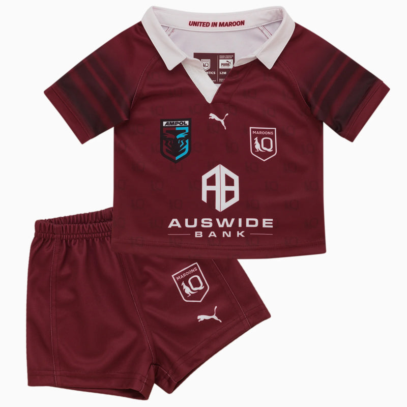 Queensland Maroons 2023 Toddler's State of Origin Jersey NRL Rugby League by Puma - new