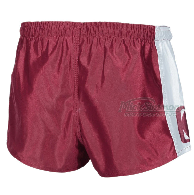 Queensland Maroons Men's State of Origin NRL Hero Rugby League Footy Shorts With Logo - new