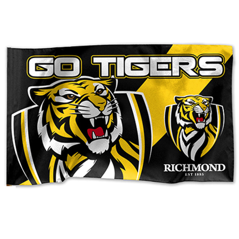 Richmond Tigers AFL Game Day Flag 85cm x 60cm (without Pole Stick) - new