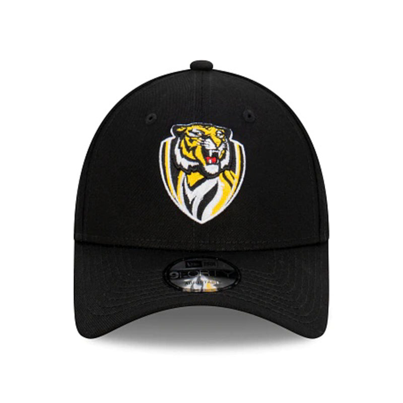 Richmond Tigers Official AFL Team Colours 9FORTY Cloth Adjustable Strap Cap By New Era - new