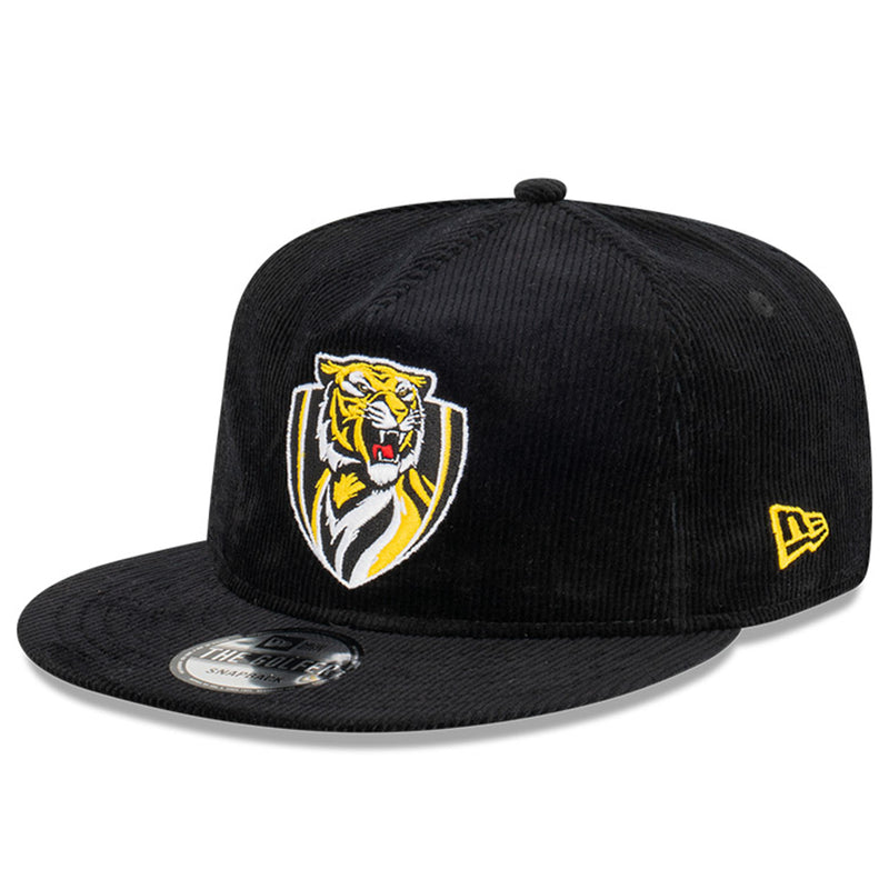 Richmond Tigers Official Team Colours Corduroy The Golfer Snapback AFL by New Era - new