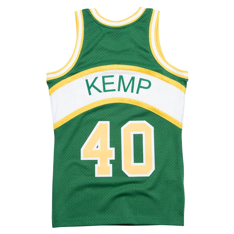 Seattle Super Sonics Shawn Kemp 1994-1995 Hardwood Classics Road Jersey by Mitchell & Ness - new