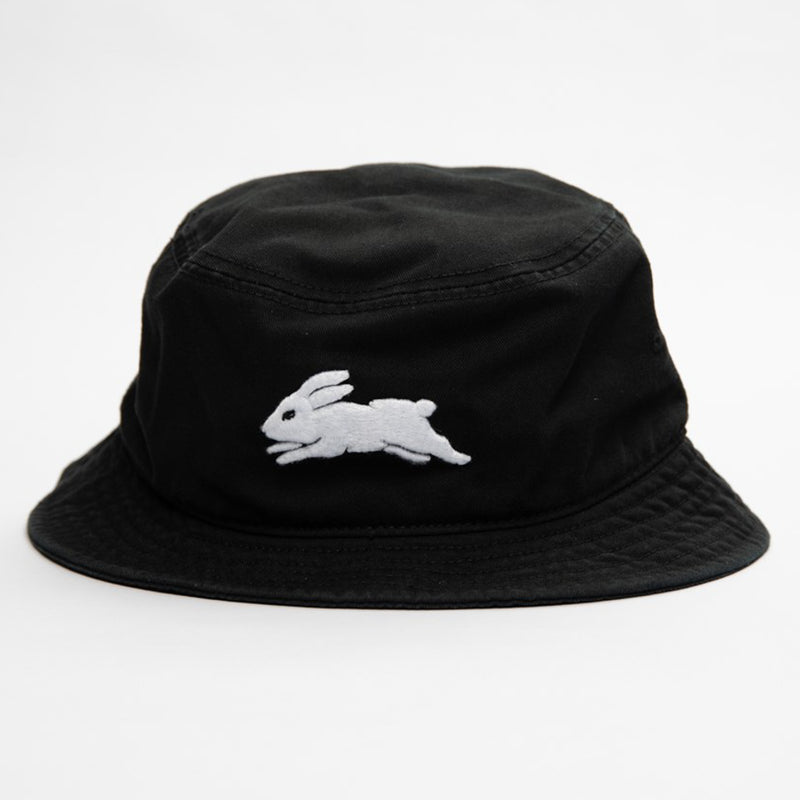 South Sydney Rabbitohs NRL Adult Bucket Hat Rugby league Black By American Needle - new