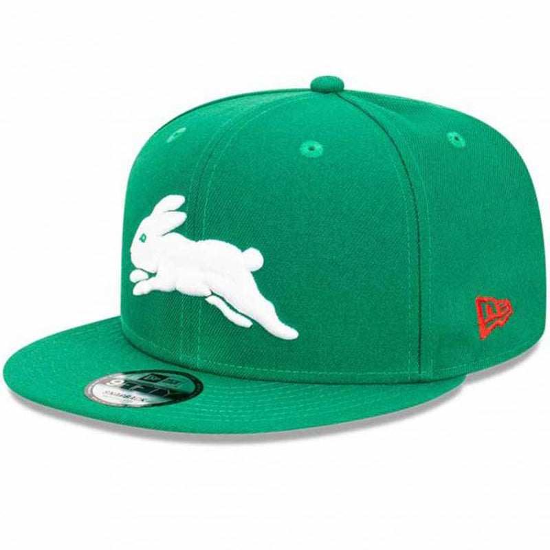 South Sydney Rabbitohs NRL Official Team Colours Cap with Grey Undervisor 9FIFTY Snapback by New Era - new