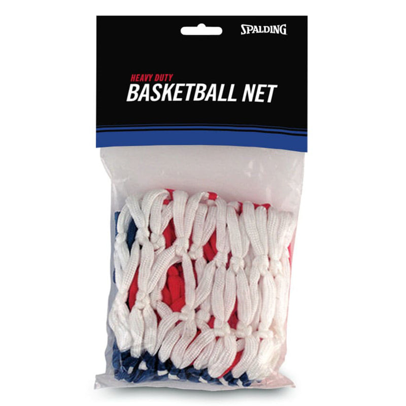 Official Spalding Heavy Duty Basketball Net - Red/White/Blue - new