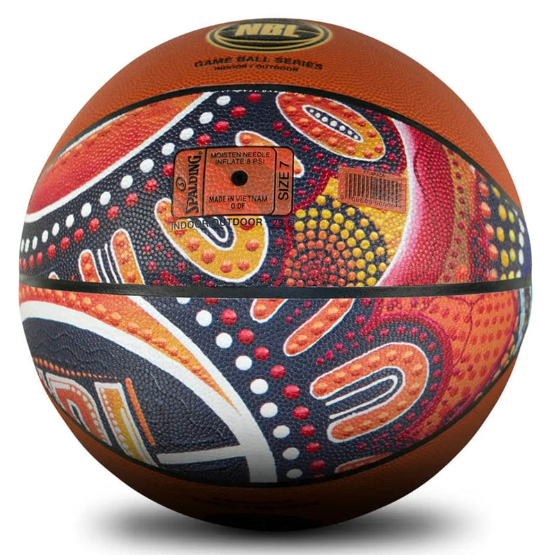 Spalding Indigenous Game Ball Series Basketball Indoor/Outdoor Size 6 / 7 - new