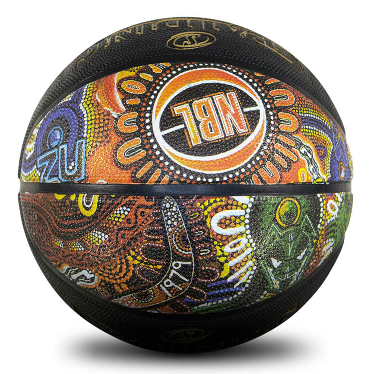 Spalding NBL Indigenous Outdoor Basketball - Size 7 - new