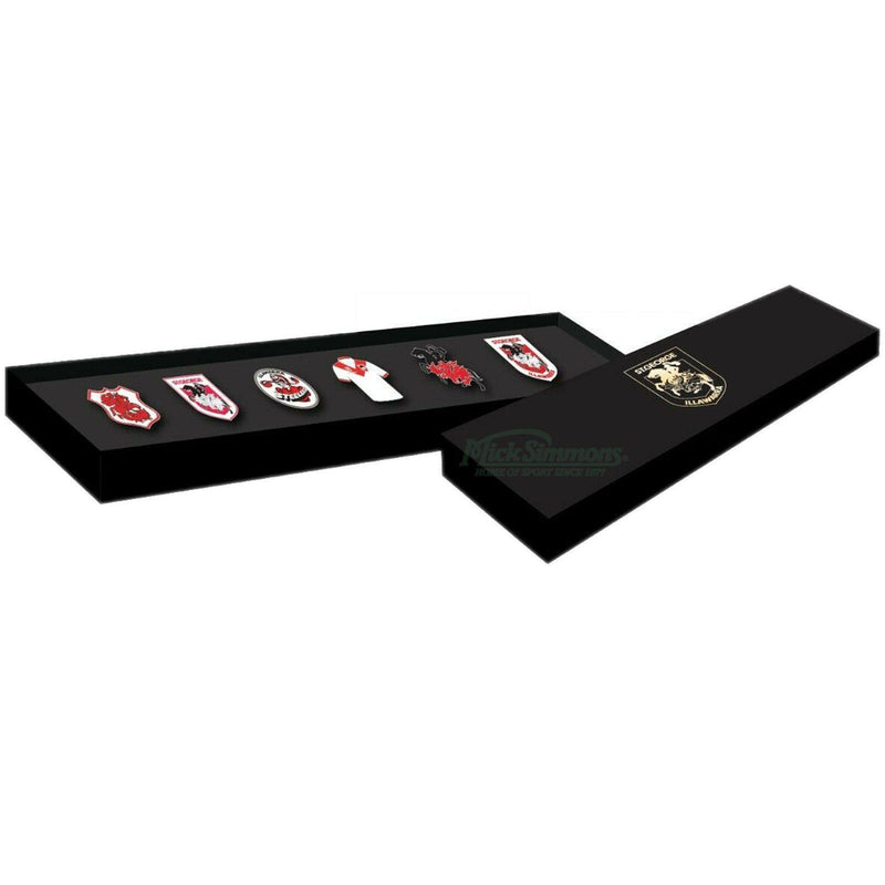 St George Dragons NRL Evolution Series Collection Set Team Metal Logo Pin Badge - new