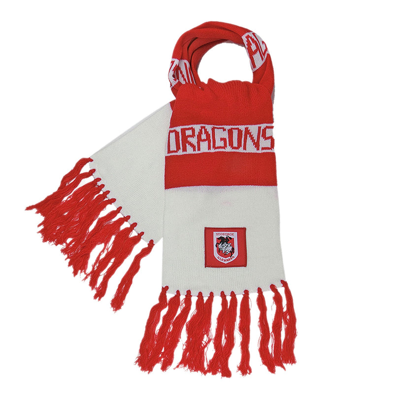 St George Illawarra Dragons NRL Rugby League Bar Scarf - new