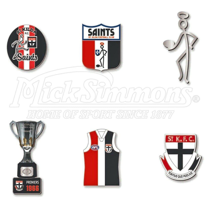 St Kilda Saints AFL Evolution Series Collection Team Metal Logo Pin Set Badge - new