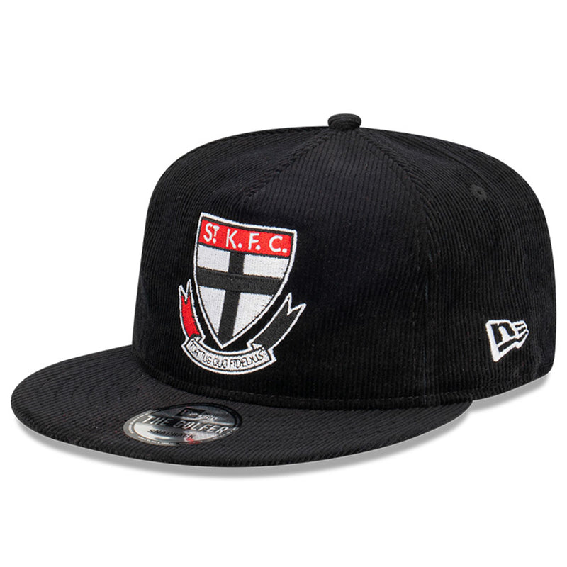 St. Kilda Saints Official Team Colours Corduroy The Golfer Snapback AFL by New Era - new