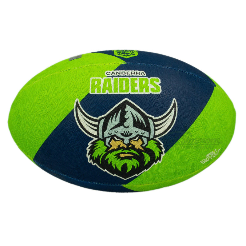 Steeden NRL Canberra Raiders Rugby League Supporter Ball Size 5 (Full Size) - new