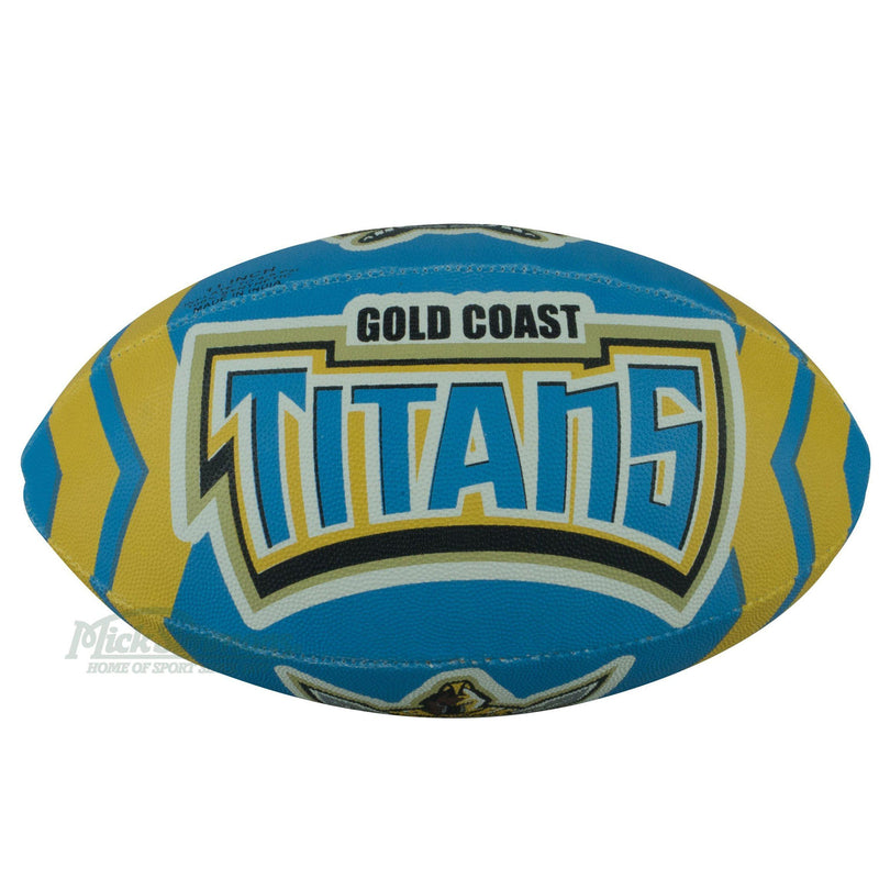 Gold Coast Titans Steeden NRL Rugby League Mini Ball (11 inch) 23 cm Length - new