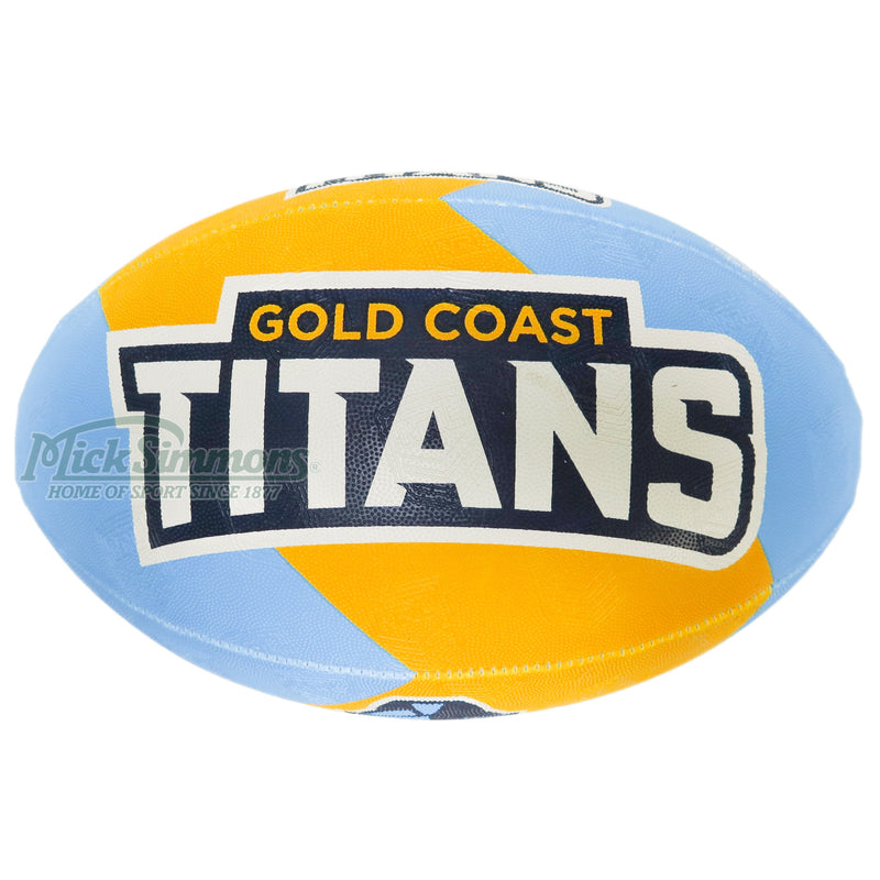 Steeden NRL Gold Coast Titans Rugby League Supporter Ball Size 5 (Full Size) - new