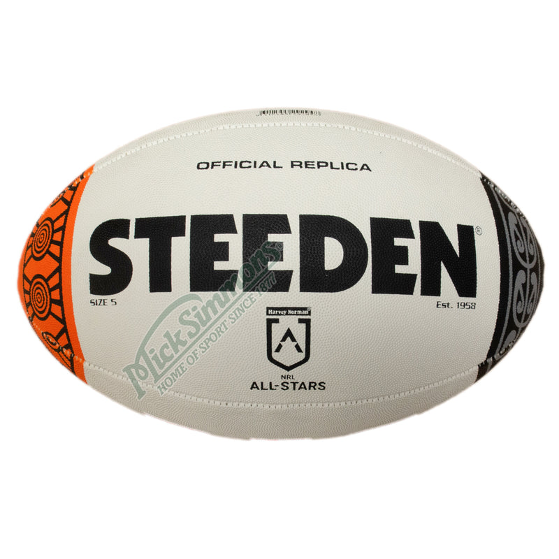 Steeden NRL Indigenous All Stars Replica Rugby League Ball Size 5 (Full Size) - new