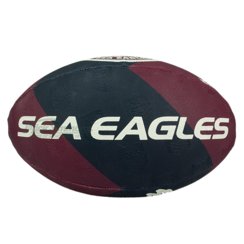 Steeden NRL Manly Sea Eagles Rugby League Supporter Ball Size 5 (Full Size) - new