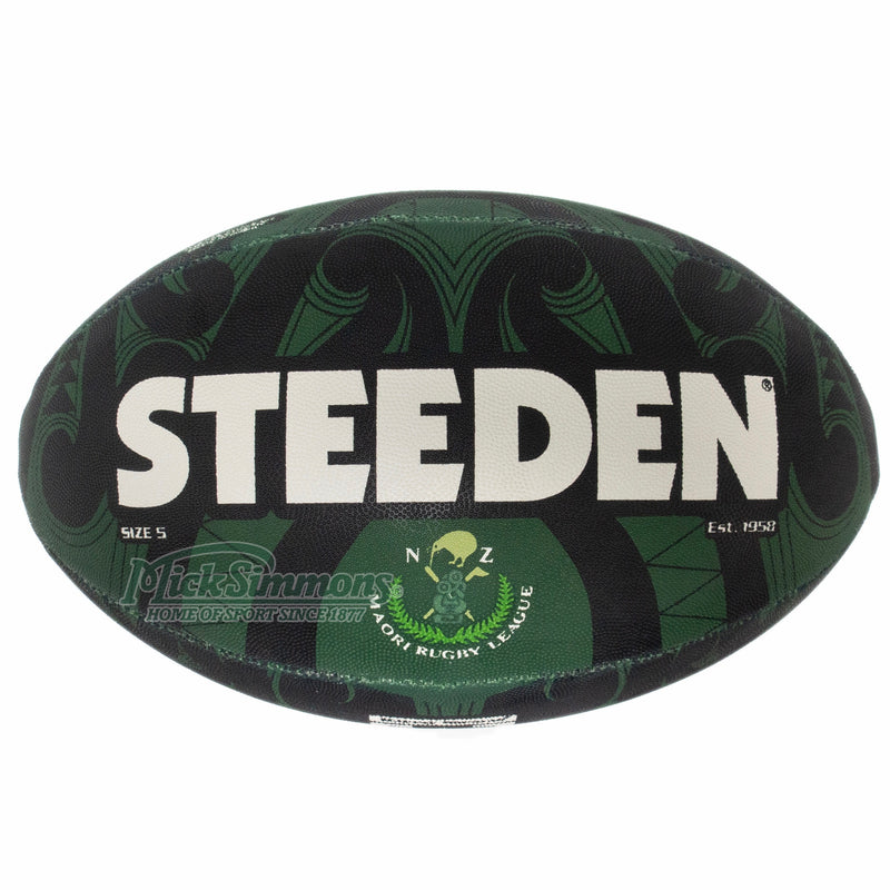 Steeden NRL Maori All Stars Rugby League Ball Size 5 (Full Size) - new