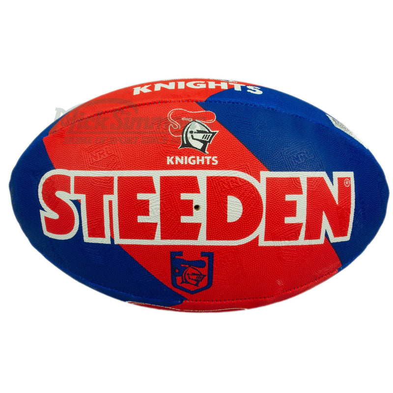 Steeden NRL Newcastle Knights Rugby League Supporter Ball Size 5 (Full Size) - new