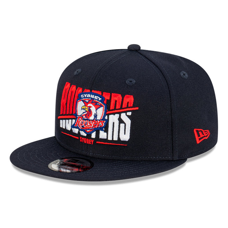 Sydney Roosters 9FIFTY Sliced Official Team Colours Cap Snapback by New Era - new