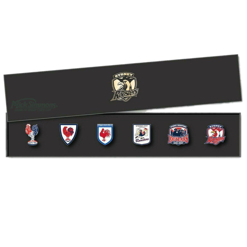 Sydney Roosters NRL Evolution Series Collection Set Team Metal Logo Pin Badge - new