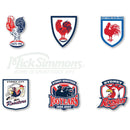 Sydney Roosters NRL Evolution Series Collection Set Team Metal Logo Pin Badge - new