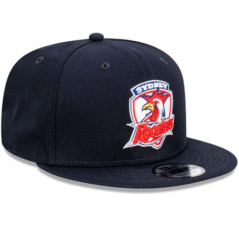 Sydney Roosters NRL Official Team Colours Cap with Grey Undervisor 9FIFTY Snapback by New Era - new