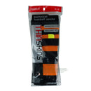 Thin Skins Football Socks - Black with Orange Hoops / 2 Orange Stripes Thinskins - new
