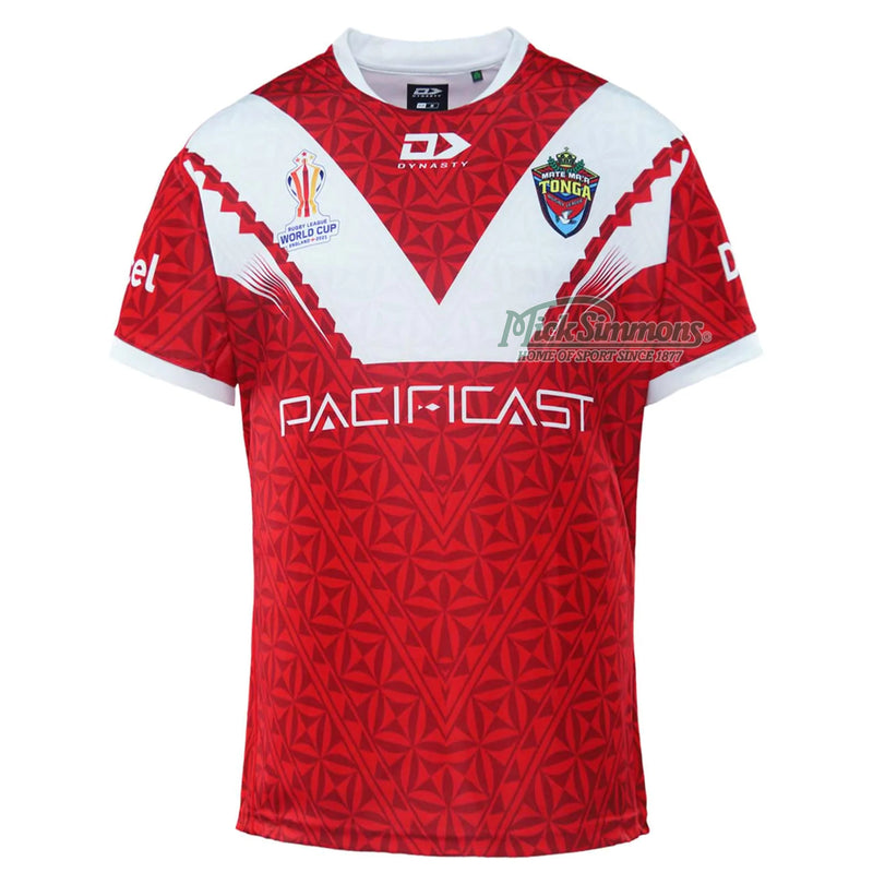 Tonga RL World Cup 2022 Men's Replica Home Jersey Rugby League - new