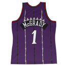 Toronto Raptors Tracy McGrady 1 Road 1998-99 Hardwood Classics Swingman by Mitchell & Ness - Purple - new