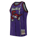 Toronto Raptors Tracy McGrady 1 Road 1998-99 Hardwood Classics Swingman by Mitchell & Ness - Purple - new