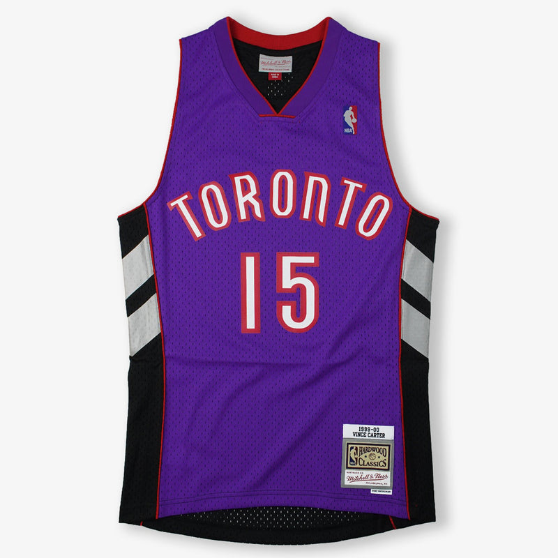 Toronto Raptors Vince Carter 15 Road 1990-00 Hardwood Classics Swingman NBA Jersey by Mitchell & Ness - new