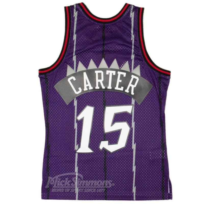 Toronto Raptors Vince Carter 15 Road 1998-1999 Hardwood Classics NBA Swingman Jersey by Mitchell & Ness - new