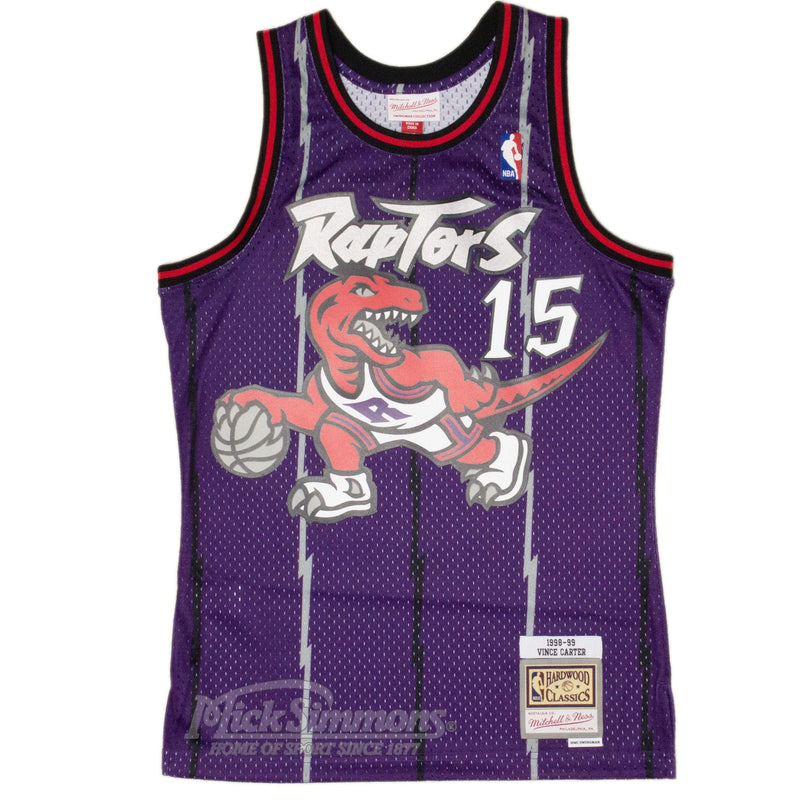 Toronto Raptors Vince Carter 15 Road 1998-1999 Hardwood Classics NBA Swingman Jersey by Mitchell & Ness - new
