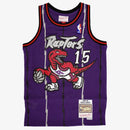 Toronto Raptors Vince Carter 15 Road 1998-1999 Hardwood Classics Swingman NBA Kid's Jersey by Mitchell & Ness - new