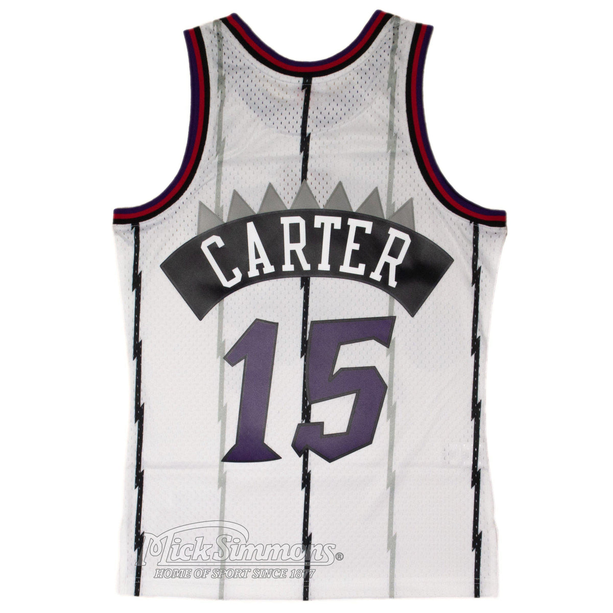 Toronto Raptors Vince Carter 1998-1999 Hardwood Classics Swingman Home  Jersey by Mitchell Ness