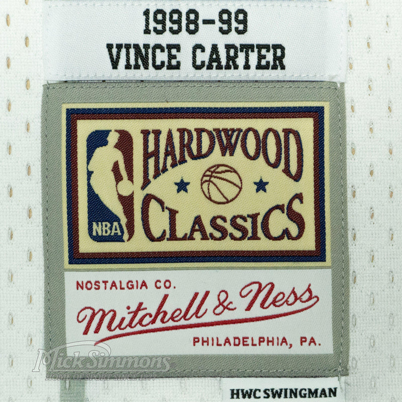 Toronto Raptors Vince Carter 1998-1999 Hardwood Classics Home Jersey by Mitchell & Ness - new