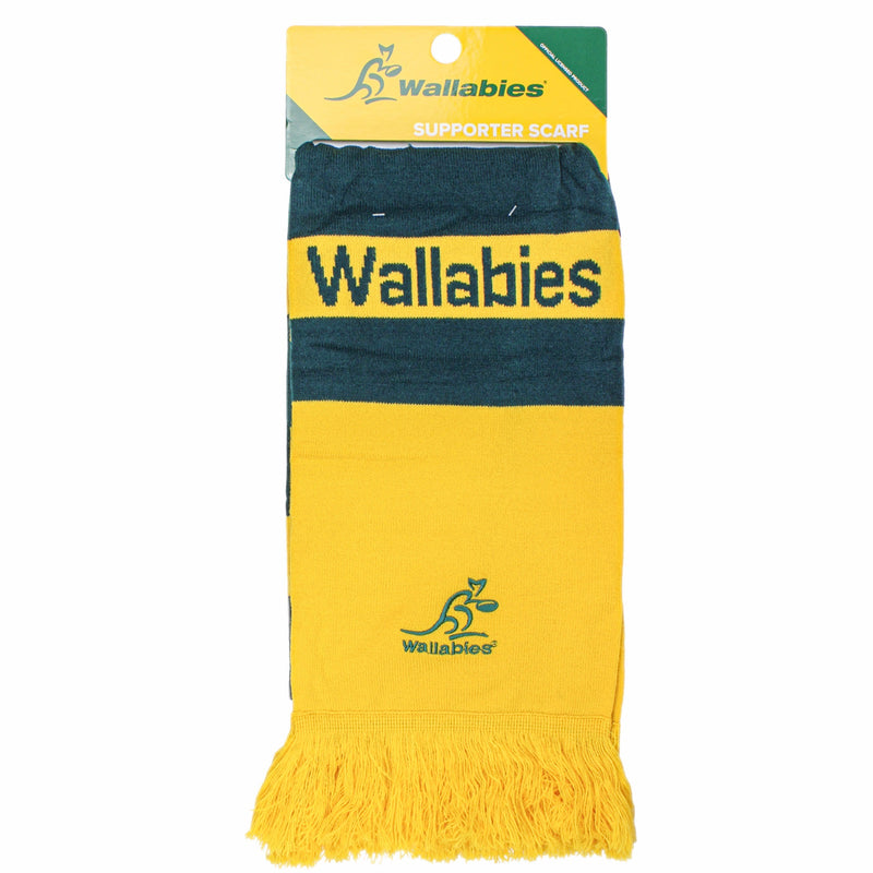 Wallabies Australia Rugby Union Jacquard Bar Scarf - new