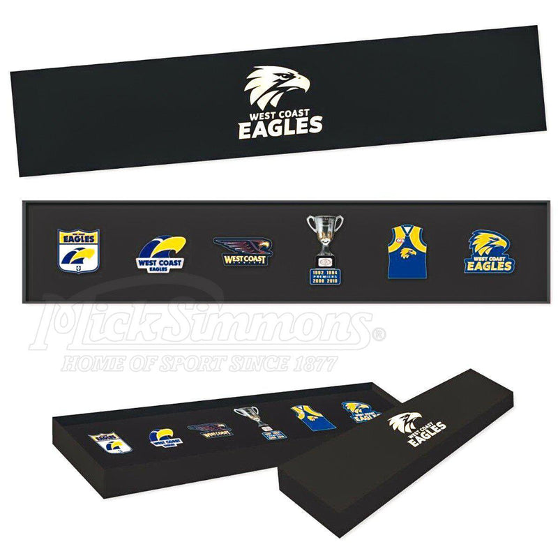 West Coast Eagles AFL Evolution Series Collection Team Metal Logo Pin Set Badge - new