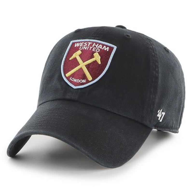West Ham United FC Clean Up Strapback Football Soccer Cap by 47 - new