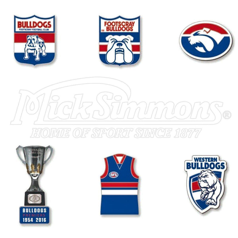 Western Bulldogs AFL Evolution Series Collection Team Metal Logo Pin Set Badge - new