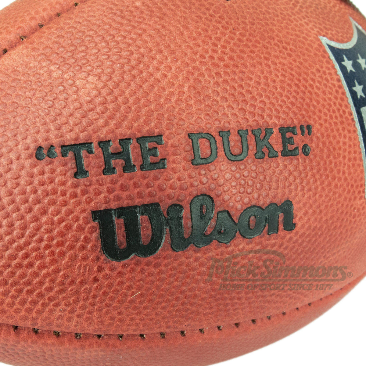 Wilson Duke Authentic Leather NFL Game Ball (Gridiron Ball) | Mick